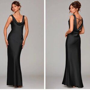 Azazie Black dress